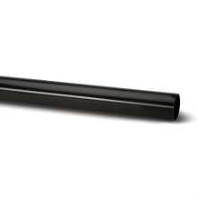 Round Downpipe 4m Pipe Black 68mm