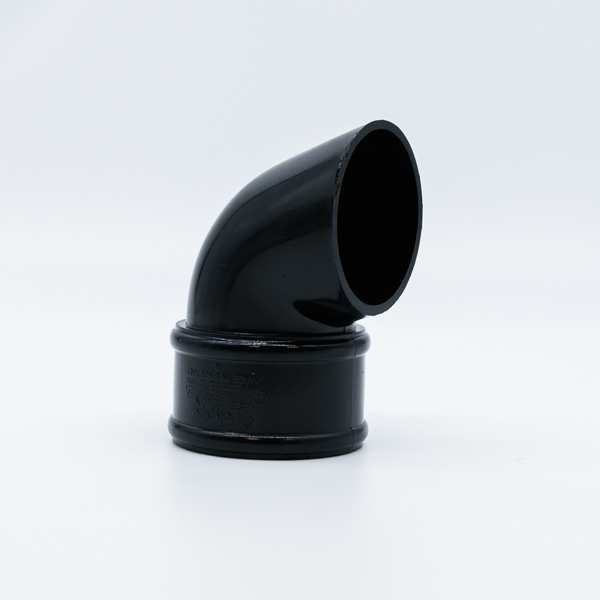 POLYPIPE 68mm Round Downpipe Shoe Black
