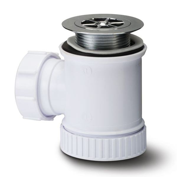 Polypipe Shower Trap and Removeable Grid 40mm x 19mm White