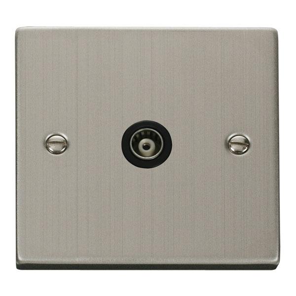 Click VPSS158BK Single Isolated Coaxial Socket Outlet