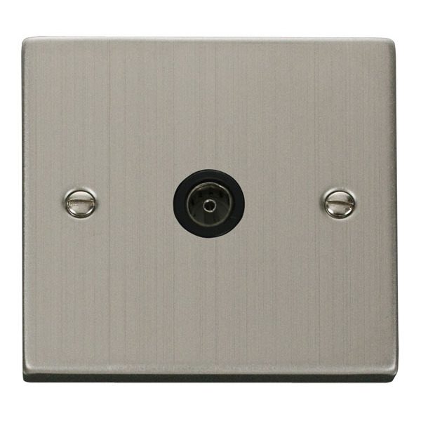 Click VPSS065BK Single Coaxial Socket Outlet