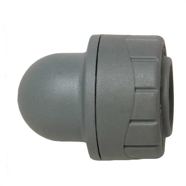  Polyplumb Socket Blank Cap Grey 15mm