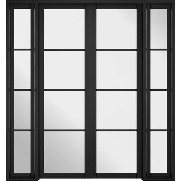 Soho W6 primed black internal room divider