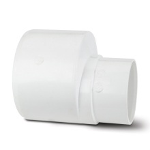 Soil Reducer to Round Downpipe White 110mm 