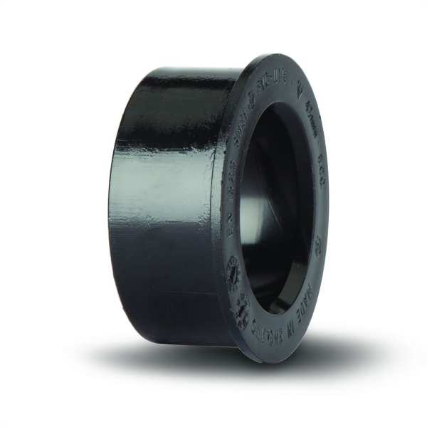 Polypipe Solvent Soil Boss Adaptor 40mm Black