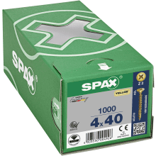 Spax Universal Use Screw - Full Thread - Yellox Coated 4.0 X 40mm