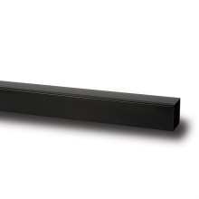 Square Downpipe 2.5 Pipe Black 65mm