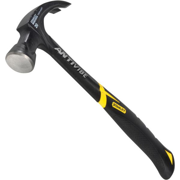 Stanley FatMax Antivibe All Steel Curved Claw Hammer 20oz  
