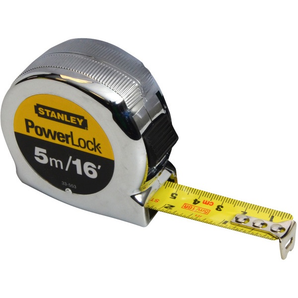 Stanley 0.33.553 Micro Powerlock 5mt/16ft Tape