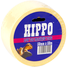 Tembe Hippo 50mm Low Tac Masking Tape 50m