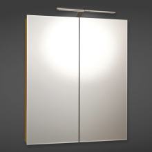 Vogue Dlux Double Cabinet and Mirror LED 700x600x120