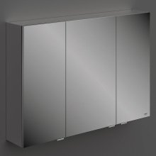 Wall Hung Mirror Cabinet 3Door 100cm