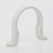 Waste ABS Pipe Clip White 50mm  