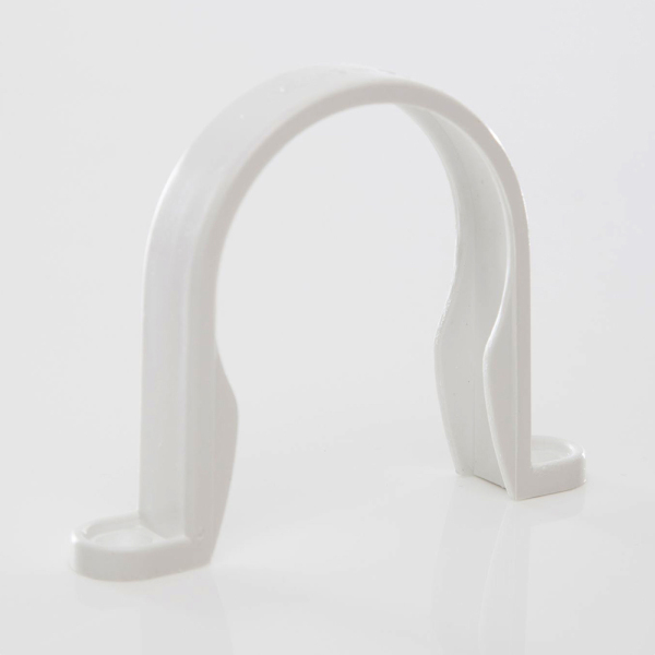 Polypipe Solvent Waste Pipe Clip 50mm White
