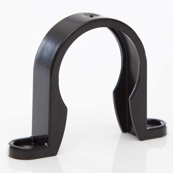 Polypipe Solvent Waste Pipe Clip 40mm Black