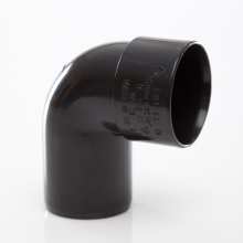 Waste Swivel Bend 92.5 Black 32mm